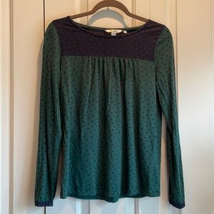 Boden Chepstow Tencel Polkadot top